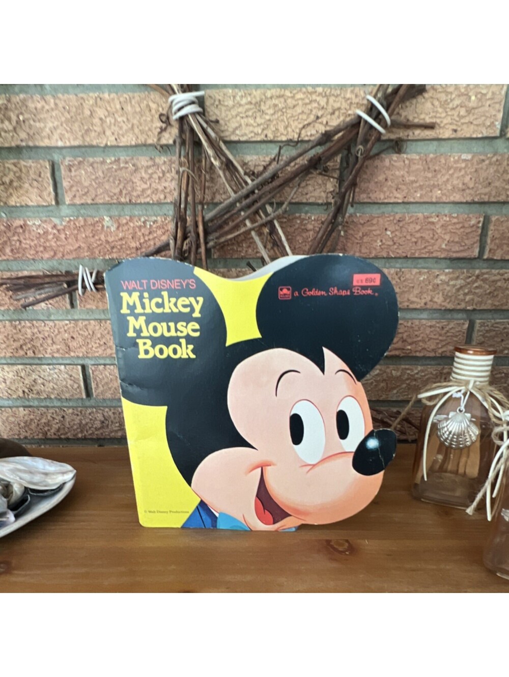 1985 Disney Mickey Mouse Children's Story Book Golden Press soft cover